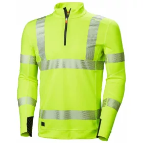   Helly Hansen ICU Lifa Active - Félcipzáros láthatósági hosszú ujjú póló